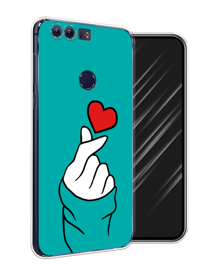

Чехол Awog на Honor 8 "Маленькое сердечко", Разноцветный, 60950-7