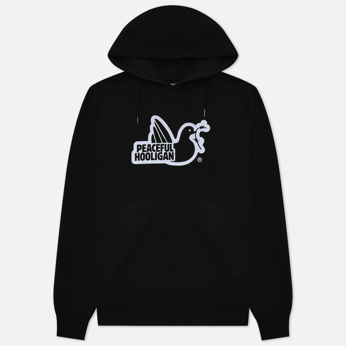 

Мужская толстовка Peaceful Hooligan Outline Dove Hoodie чёрный, Размер M, Outline Dove Hoodie