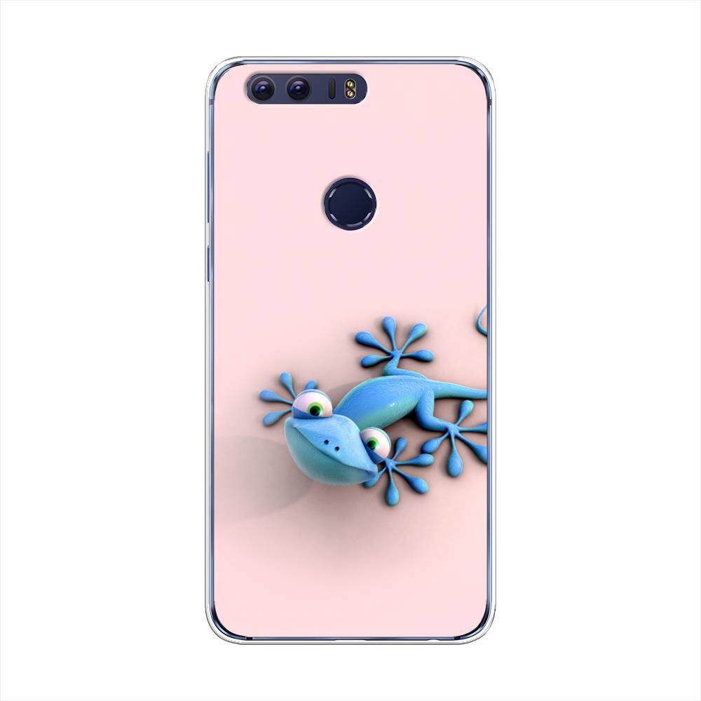 

Чехол Awog на Honor 8 "Голубая ящерка", Разноцветный, 60950-2