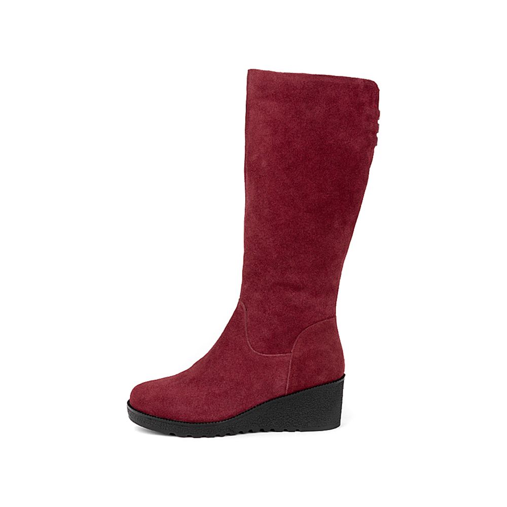 фото Сапоги женские zenden 76-12wa-068fw бордовые 36 ru