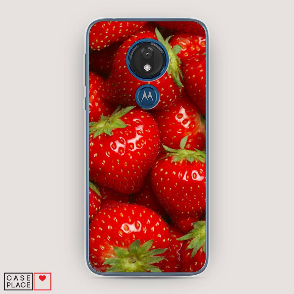 

Чехол Awog на Motorola Moto G7 / Моторола Мото G7 "Клубника", 241150-10