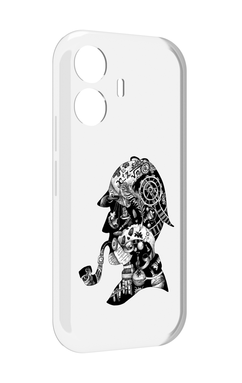 

Чехол MyPads мужчина с трубкой абстракция для Vivo Y77E / Vivo iQOO Z6 Lite, Прозрачный, Tocco