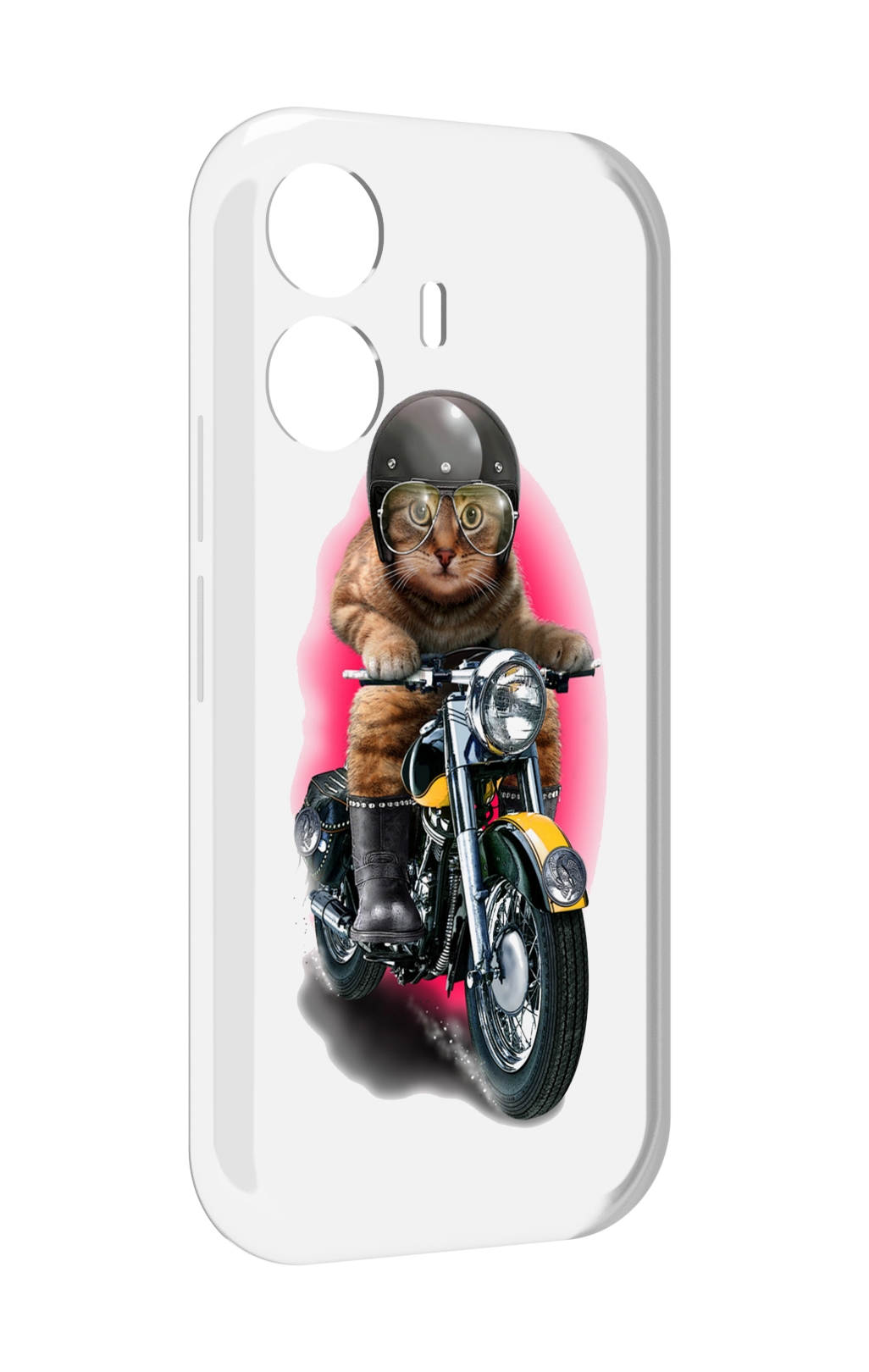 

Чехол MyPads мото-кот для Vivo Y77E / Vivo iQOO Z6 Lite, Прозрачный, Tocco
