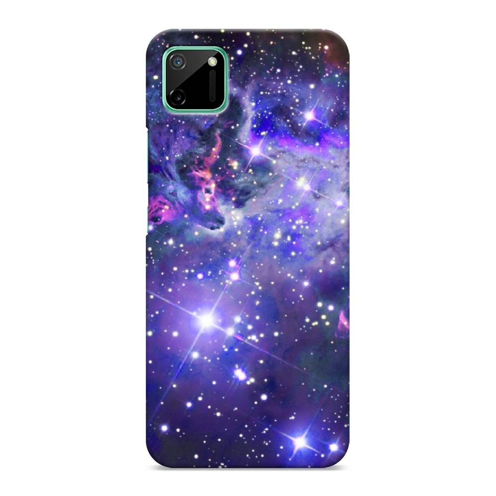 

Пластиковый чехол "Яркая галактика" на Realme C11, 253820-3