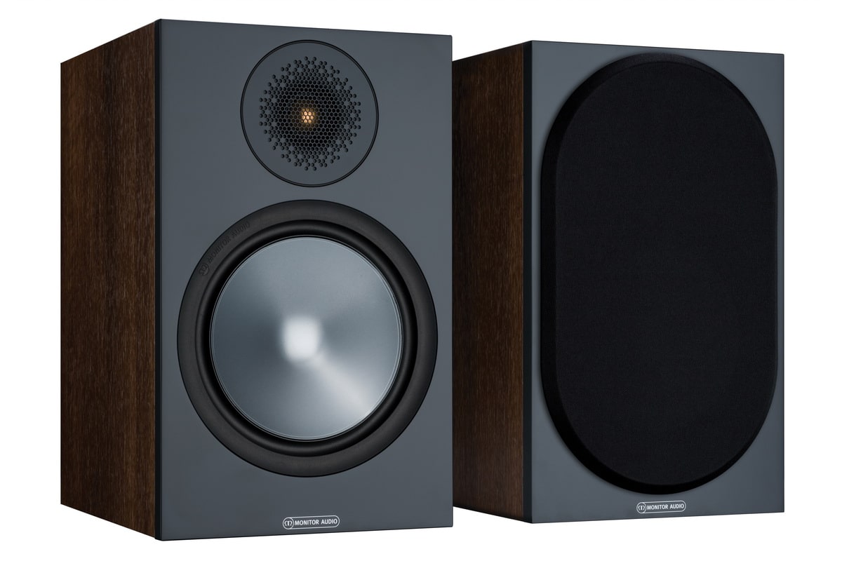 фото Полочная акустика monitor audio bronze 100 walnut