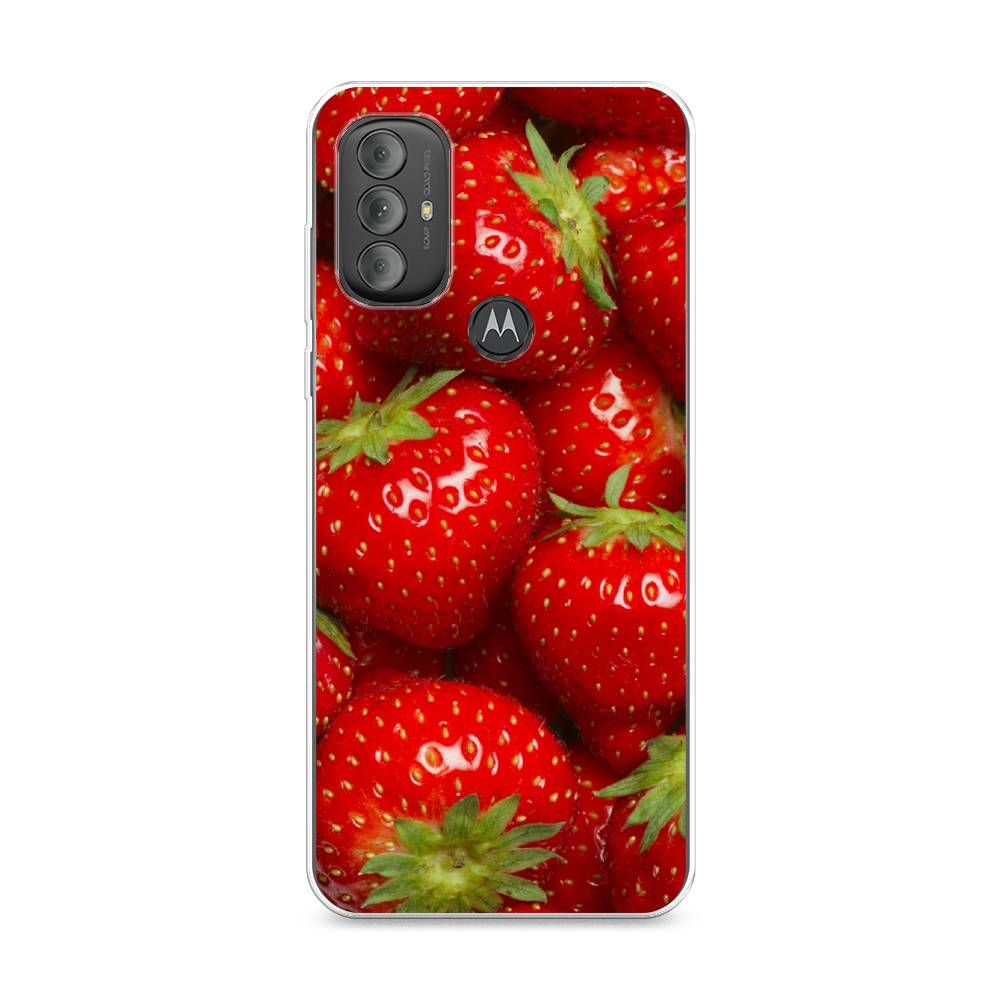 

Чехол Awog на Motorola Moto G Power 2022 "Клубника", Разноцветный, 242850-10