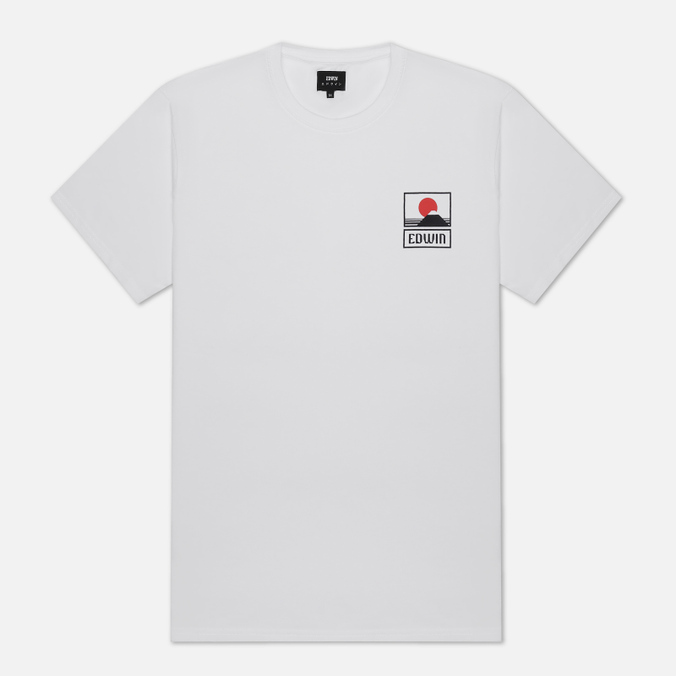 Мужская футболка Edwin Sunset On Mount Fuji белый, Размер S