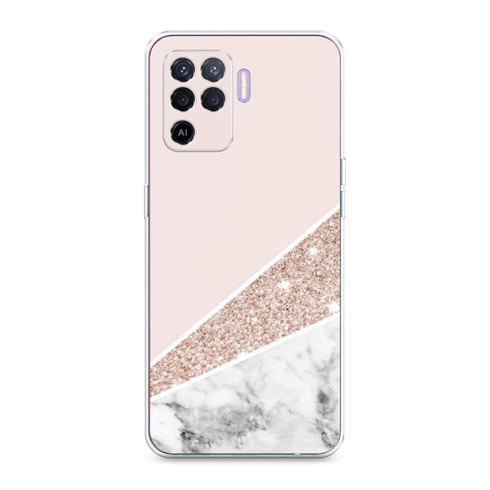 

Чехол для Oppo Reno 5 Lite "Блестящий розовый мрамор", 255150-3