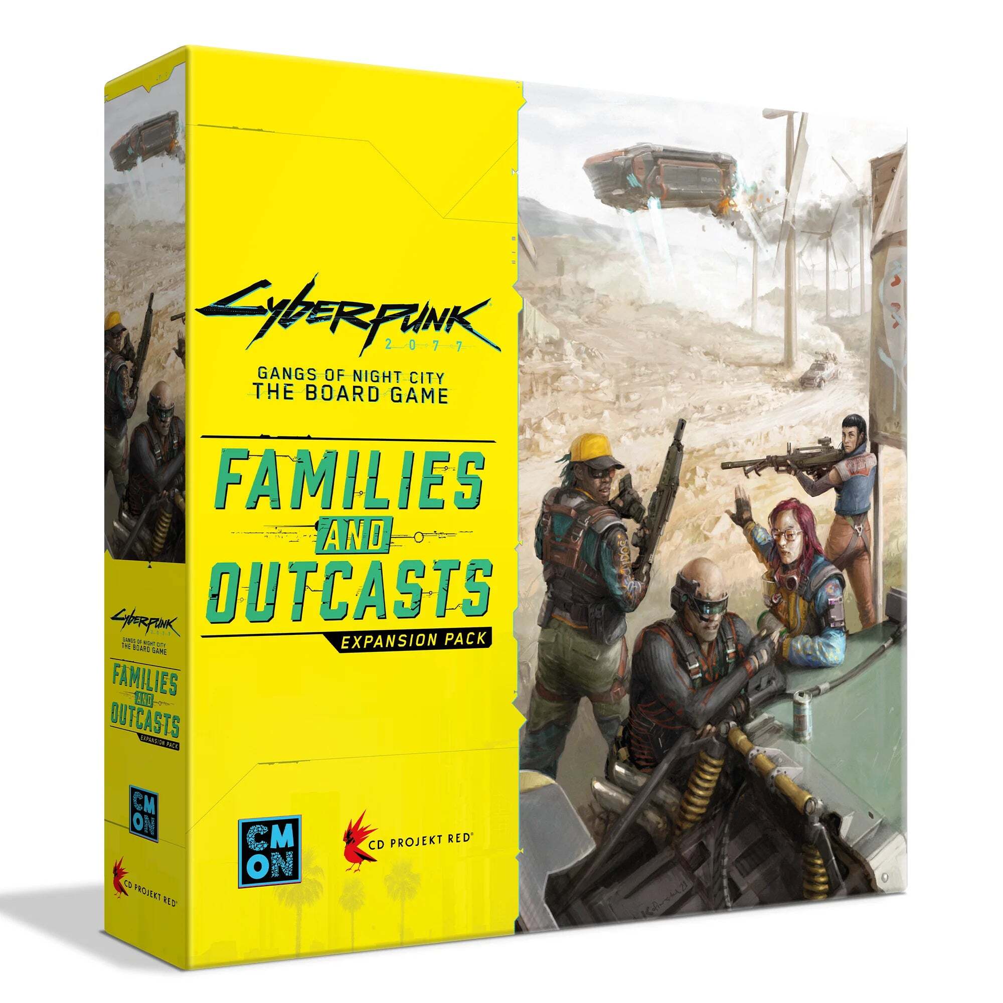 

Настольная игра CMON Cyberpunk 2077 Gangs of Night City Families and Outcasts