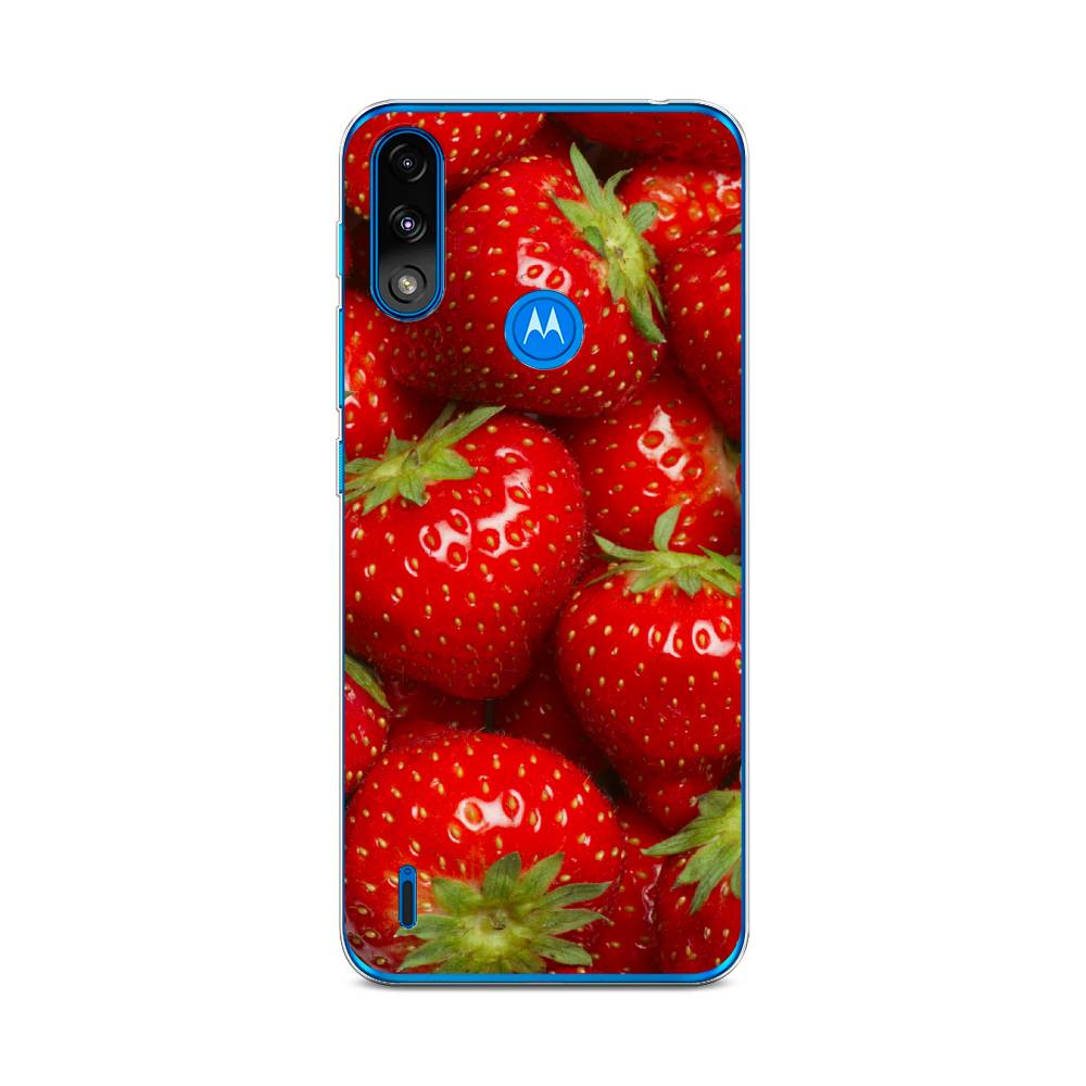 

Чехол Awog на Lenovo K13/Motorola Moto E7 Power "Клубника", Разноцветный, 242450-10