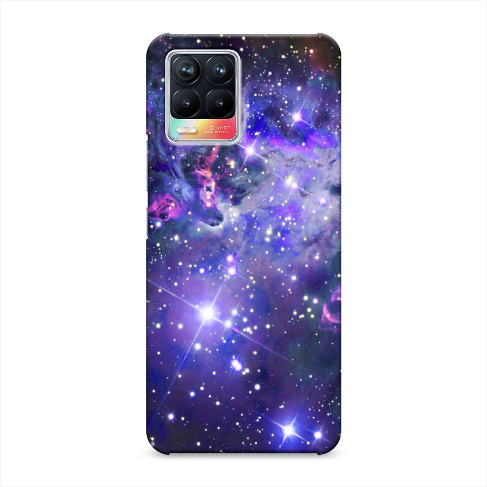 

Пластиковый чехол "Яркая галактика" на Realme 8, 255420-3