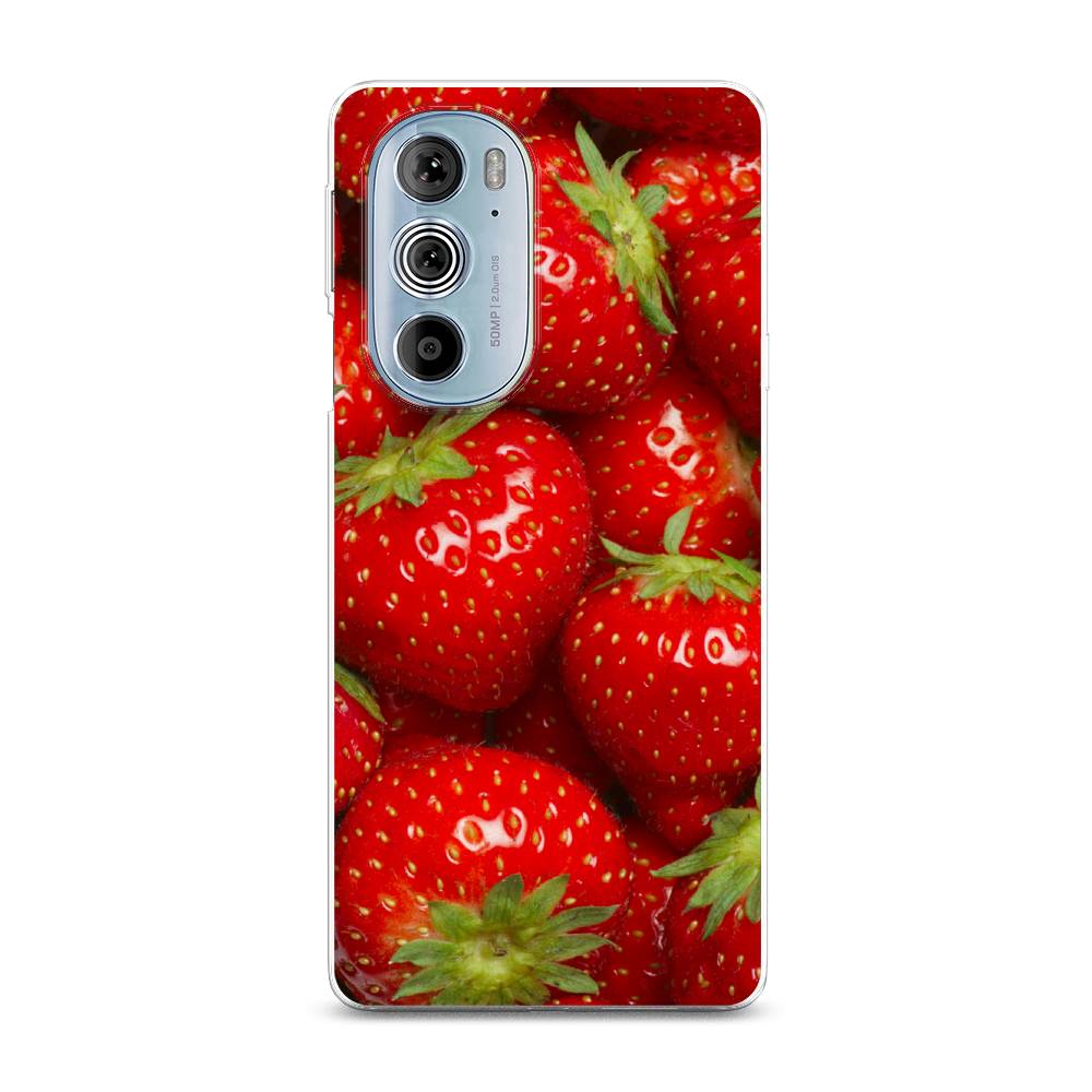 

Чехол Awog на Motorola Edge 30 Pro "Клубника", Разноцветный, 243350-10
