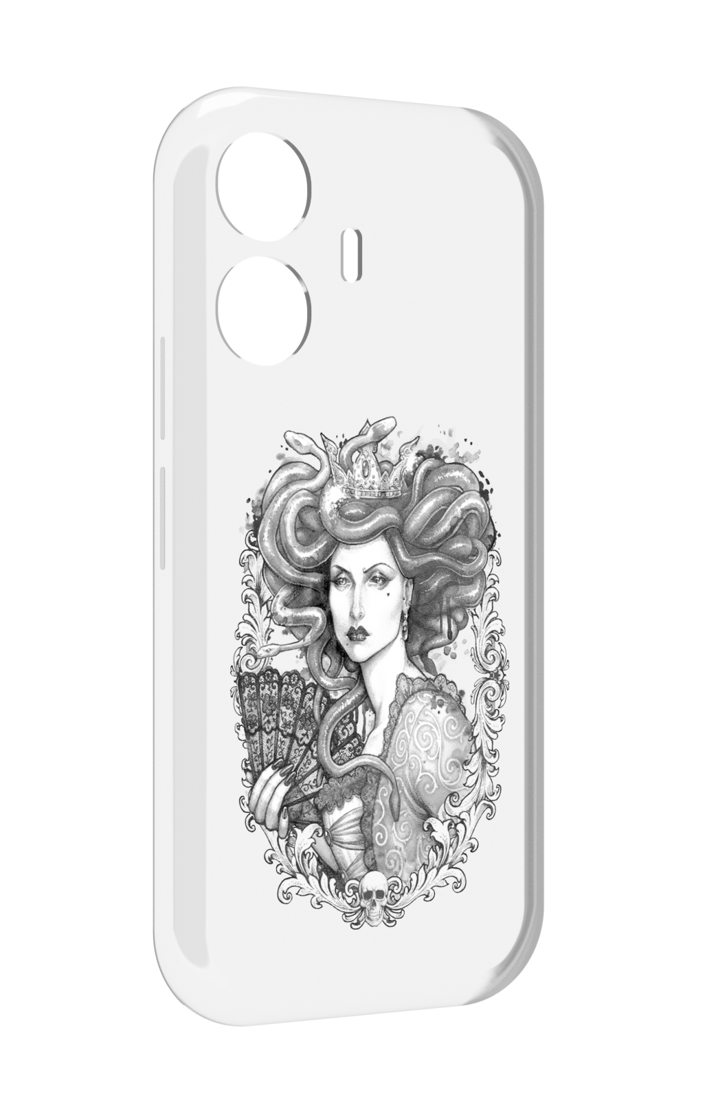

Чехол MyPads медуза черно белый для Vivo Y77E / Vivo iQOO Z6 Lite, Прозрачный, Tocco