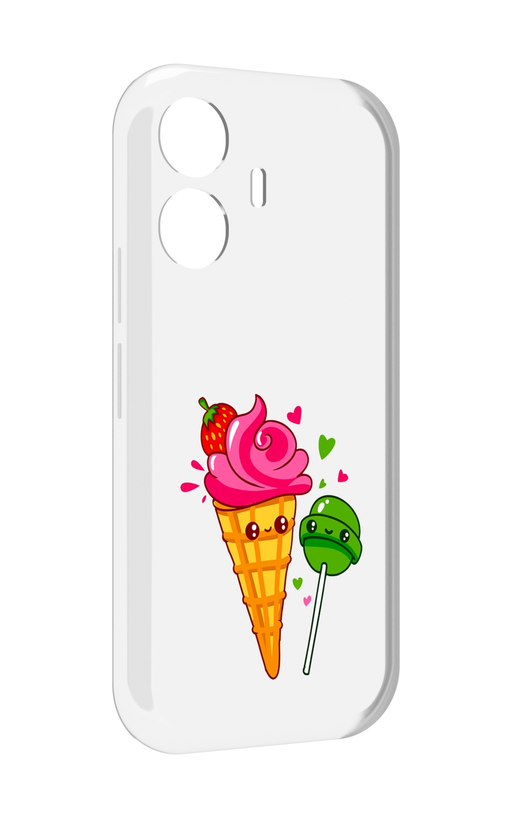 

Чехол MyPads Вкусняшки для Vivo Y77E / Vivo iQOO Z6 Lite, Прозрачный, Tocco