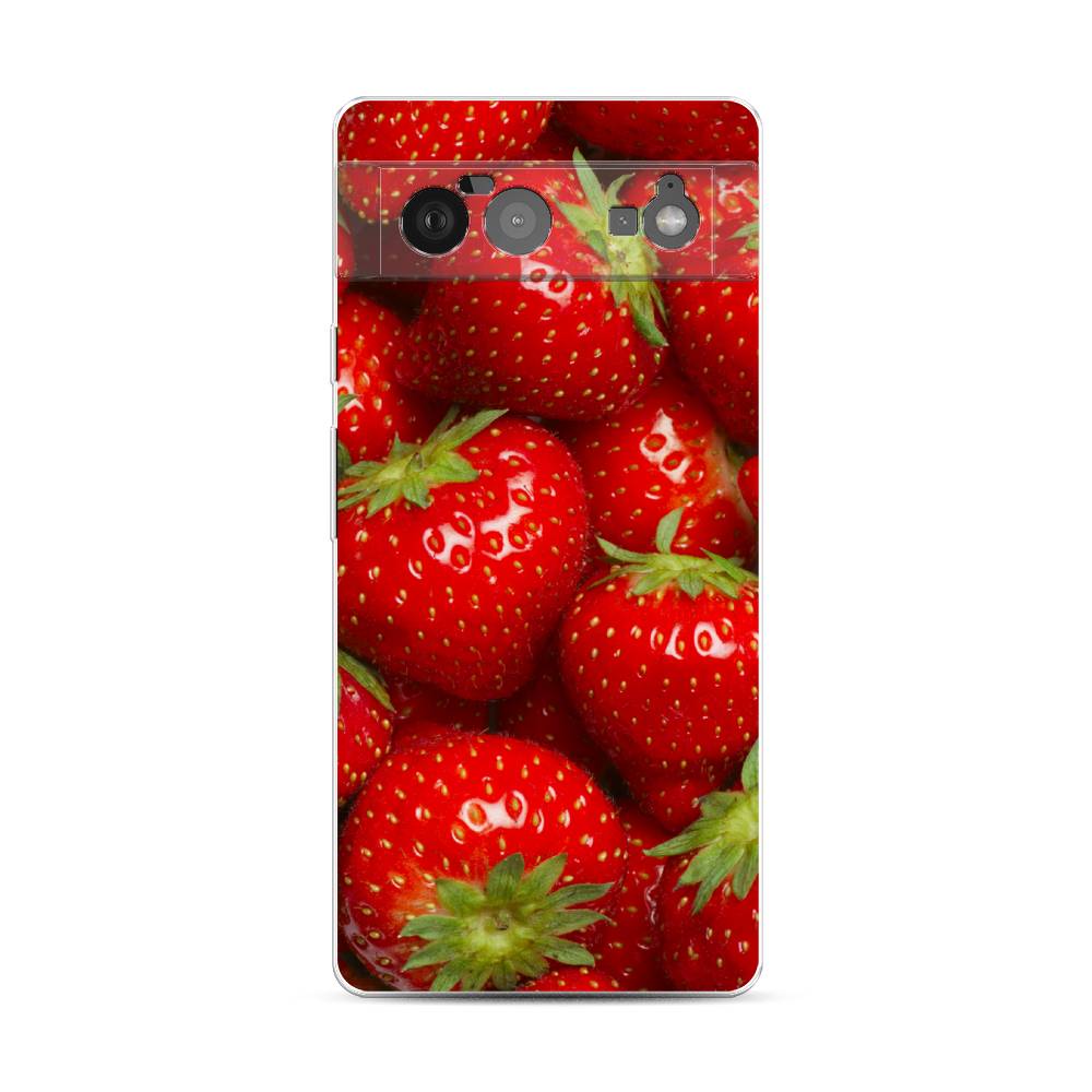 

Чехол Awog на Google Pixel 6 "Клубника", Разноцветный, 270850-10