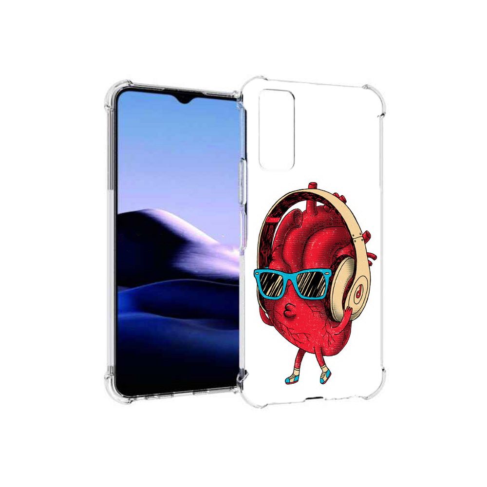 

Чехол MyPads Tocco для Vivo Y20 слушай сердце (PT154038.379.609), Прозрачный, Tocco