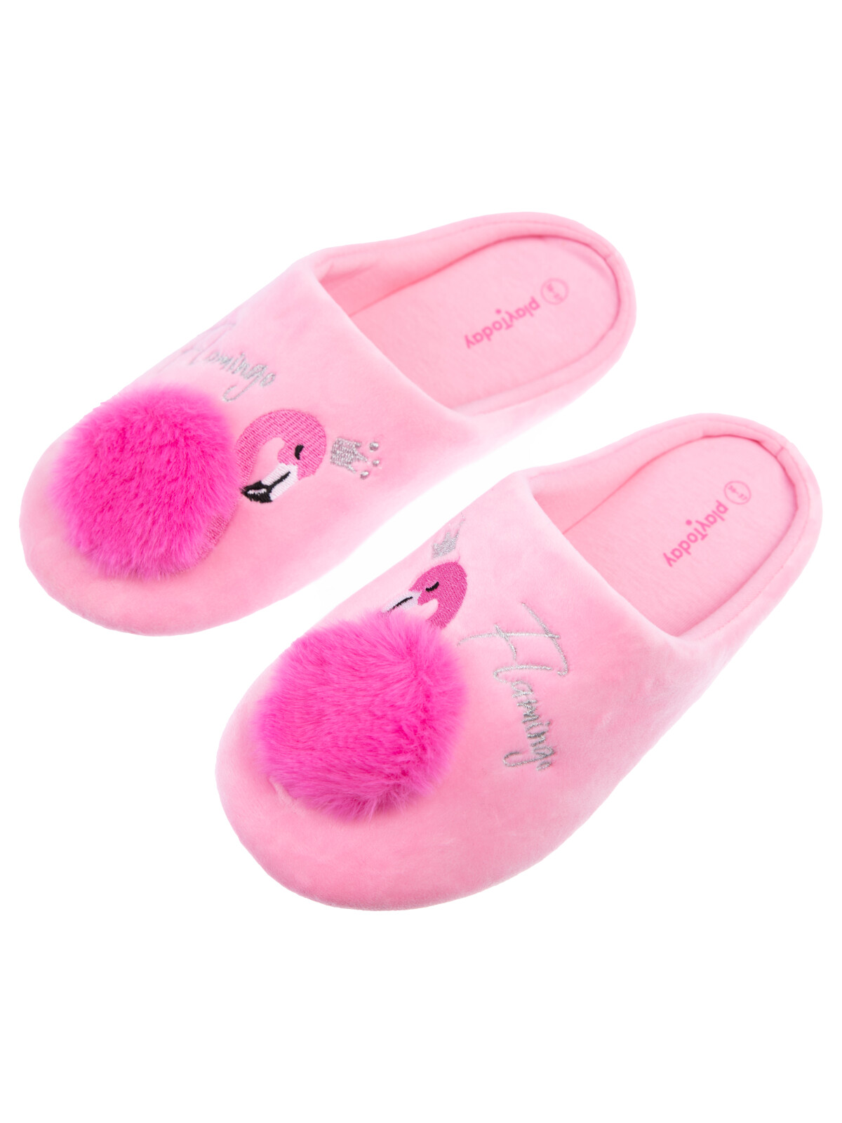 Тапочки для девочек PlayToday, светло-розовый, 34-35