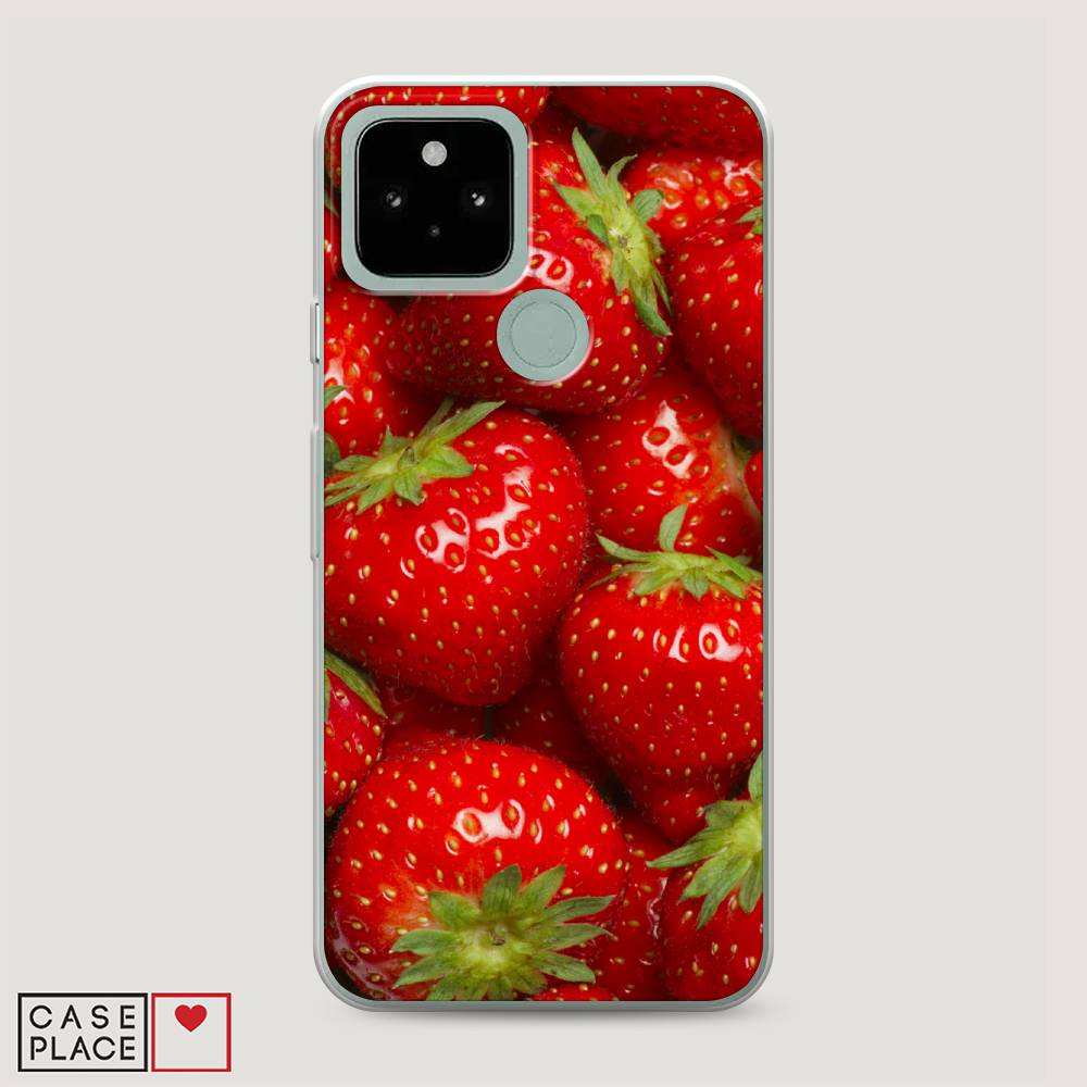 

Чехол Awog на Google Pixel 5 "Клубника", Разноцветный, 270750-10