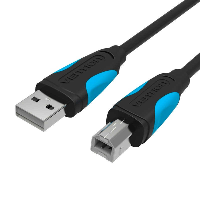 фото Кабель vention usb 2.0 am/bm 8м черный (vas-a16-b800)