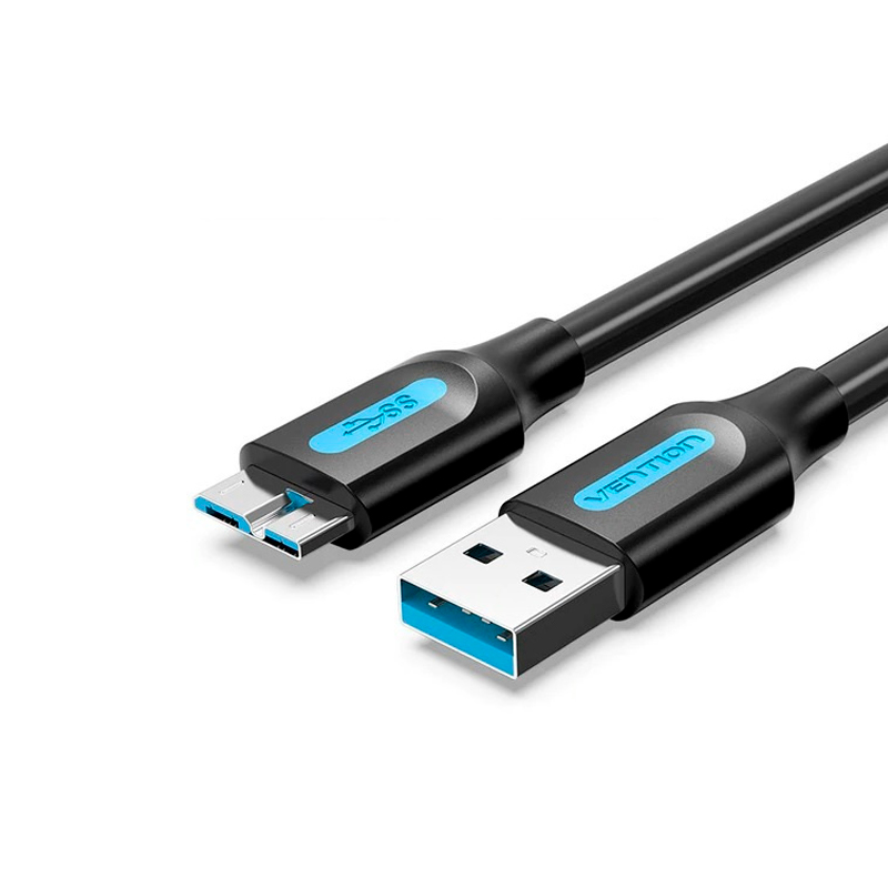 фото Кабель vention usb 3.0 am/micro b usb 2.0 am 50см (cqpbd)