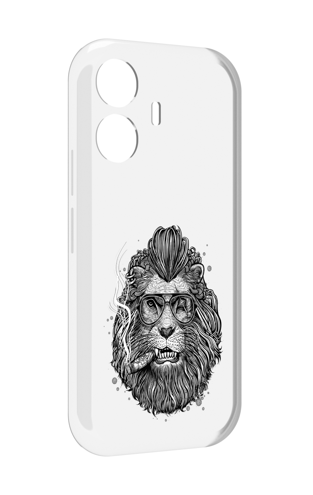 

Чехол MyPads курящий лев для Vivo Y77E / Vivo iQOO Z6 Lite, Прозрачный, Tocco