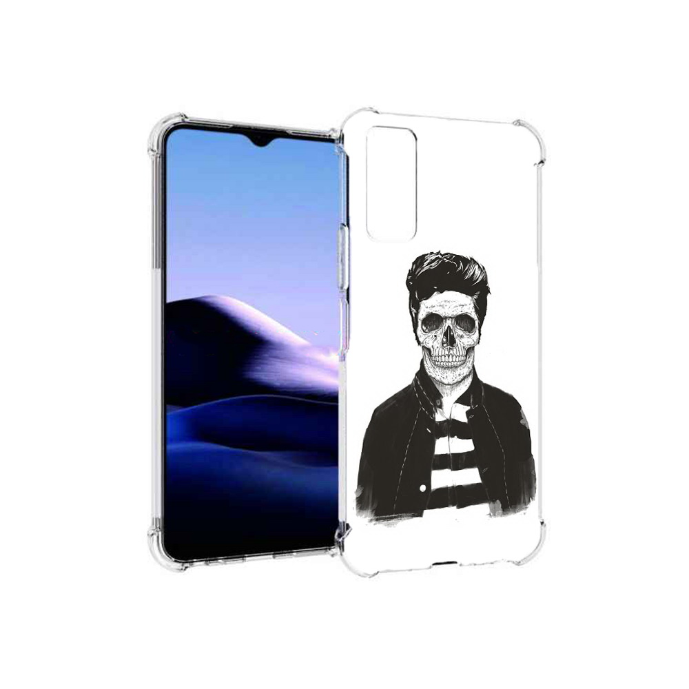 

Чехол MyPads Tocco для Vivo Y20 скелет (PT154038.379.604), Прозрачный, Tocco