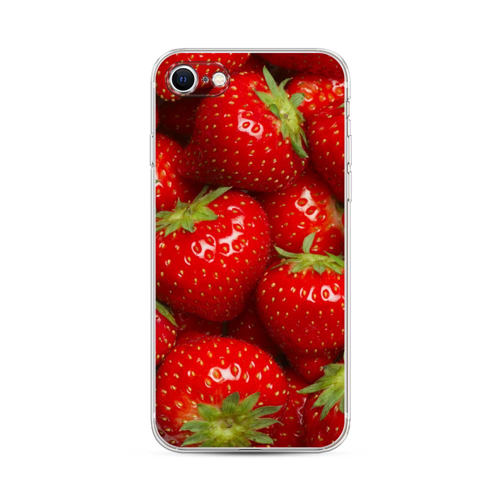 

Чехол Awog на Apple iPhone SE 2022 / Айфон SE 2022 "Клубника", Разноцветный, 14850-10
