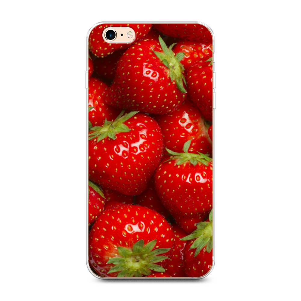 

Чехол Awog на Apple iPhone 6 Plus / Айфон 6 Plus "Клубника", Разноцветный, 10550-10