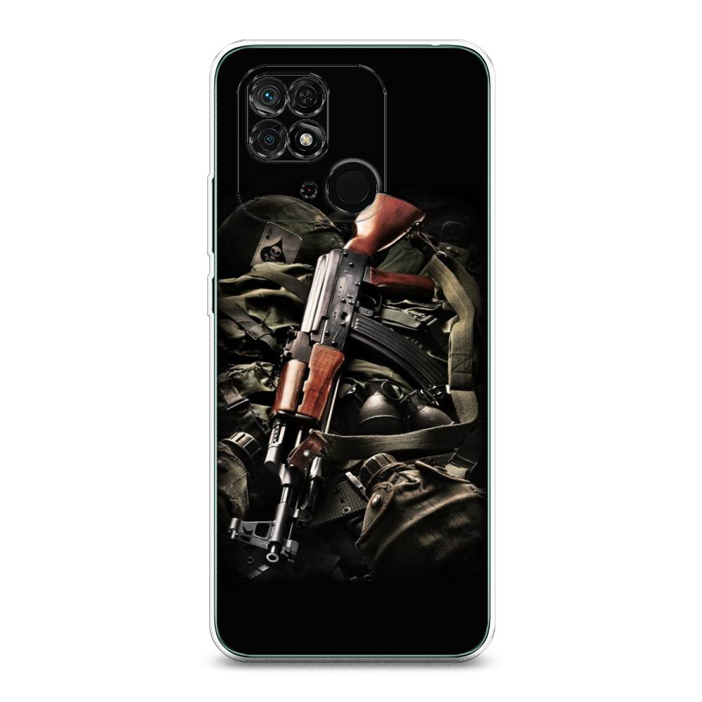 фото Силиконовый чехол "автомат" на xiaomi redmi 10c awog