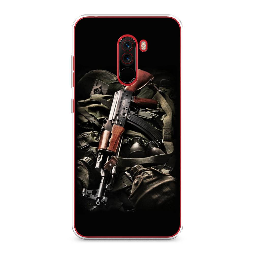 

Чехол Awog на Xiaomi Pocophone F1 "Автомат", Разноцветный, 34450-5