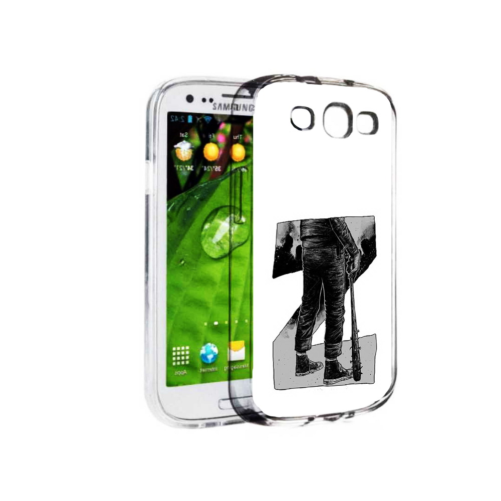 

Чехол MyPads Tocco для Samsung Galaxy S3 воин черно белый (PT123108.507.265), Tocco