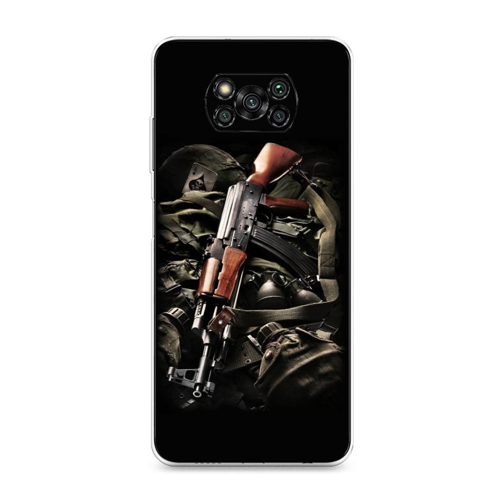 фото Силиконовый чехол "автомат" на xiaomi poco x3 pro awog