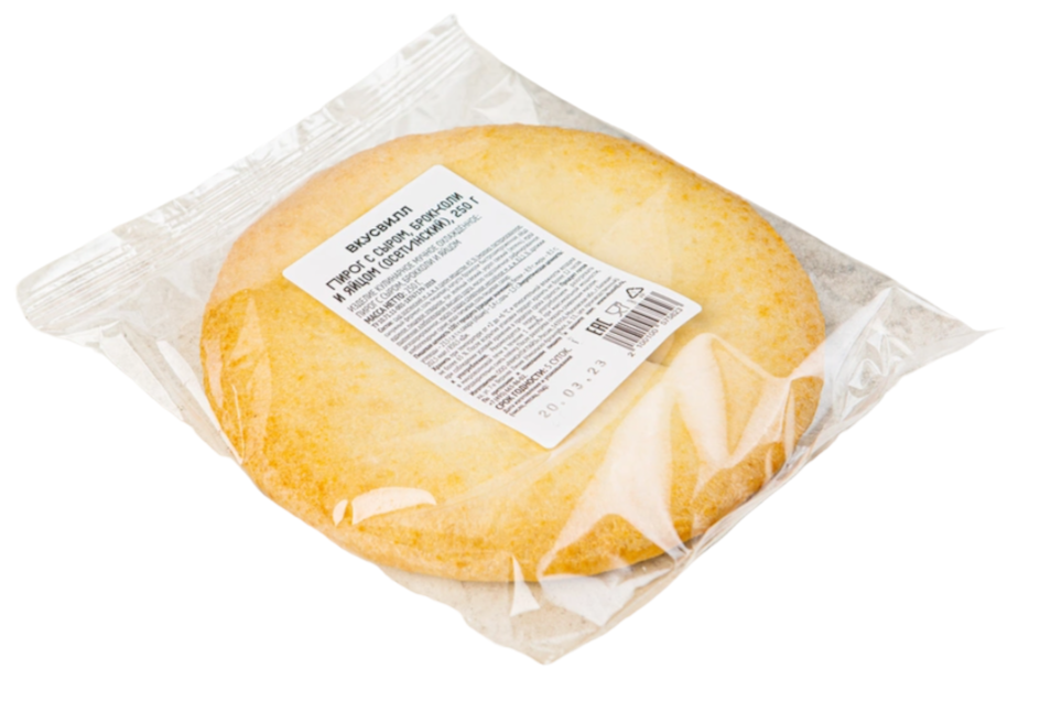 

Пирог ВкусВилл Осетинский с сыром брокколи и яйцом 250 г
