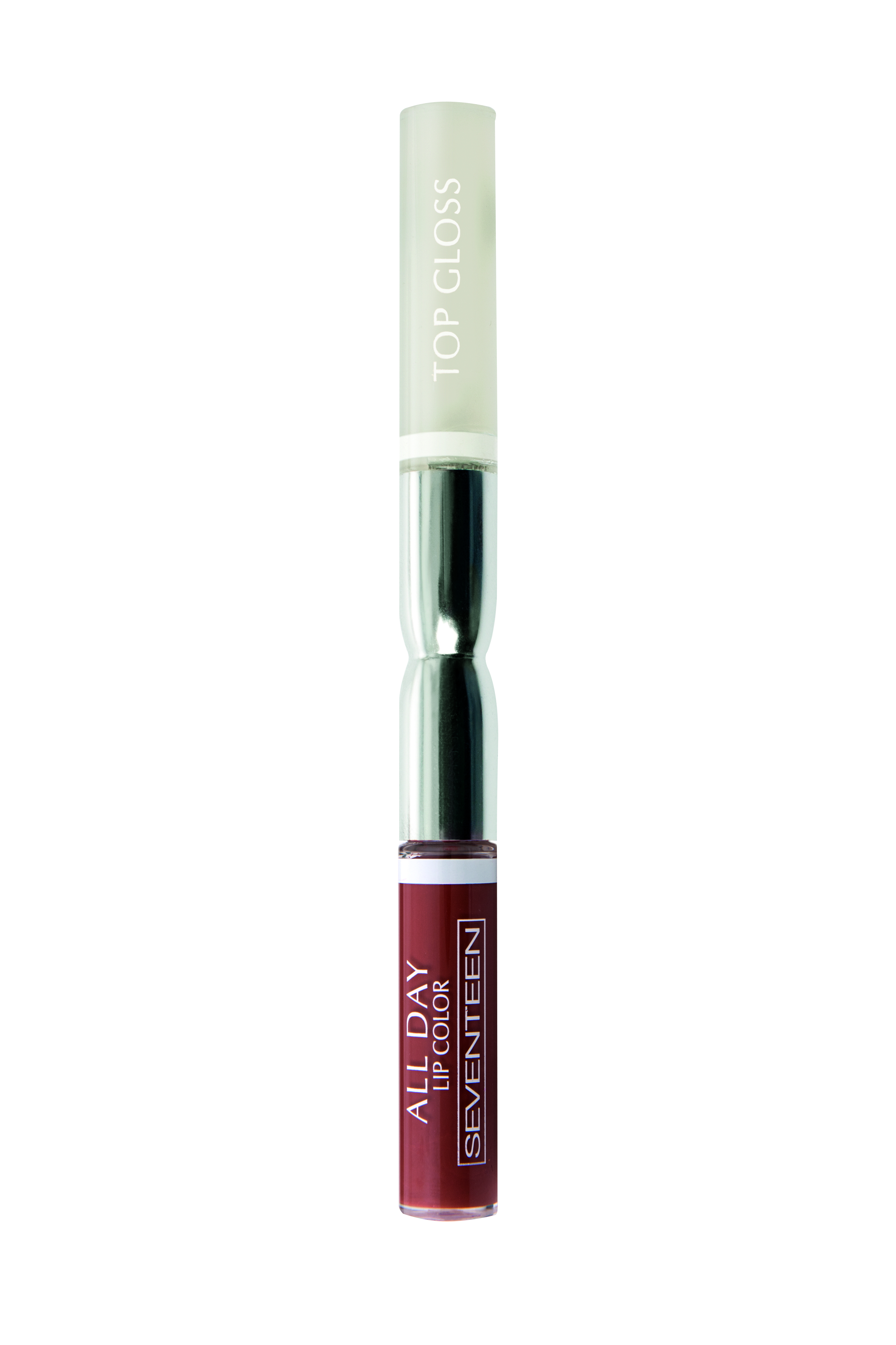 Жидкая стойкая помада-блеск Seventeen All day lip color & top gloss 28 сиена