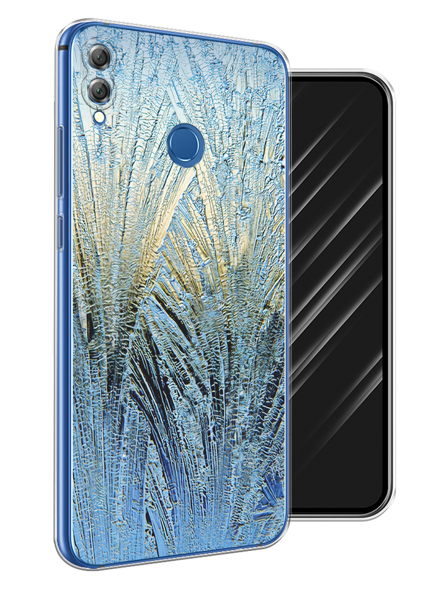 

Чехол Awog на Honor 8X "Лёд", Голубой, 66750-4