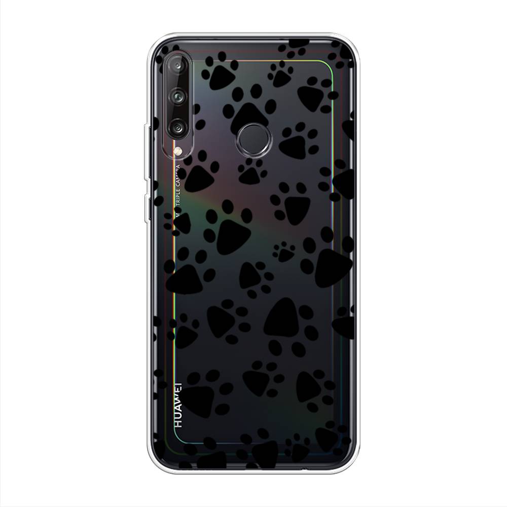

Чехол Awog на Huawei Y7p "Лапки черные", Черный, 6103350-2