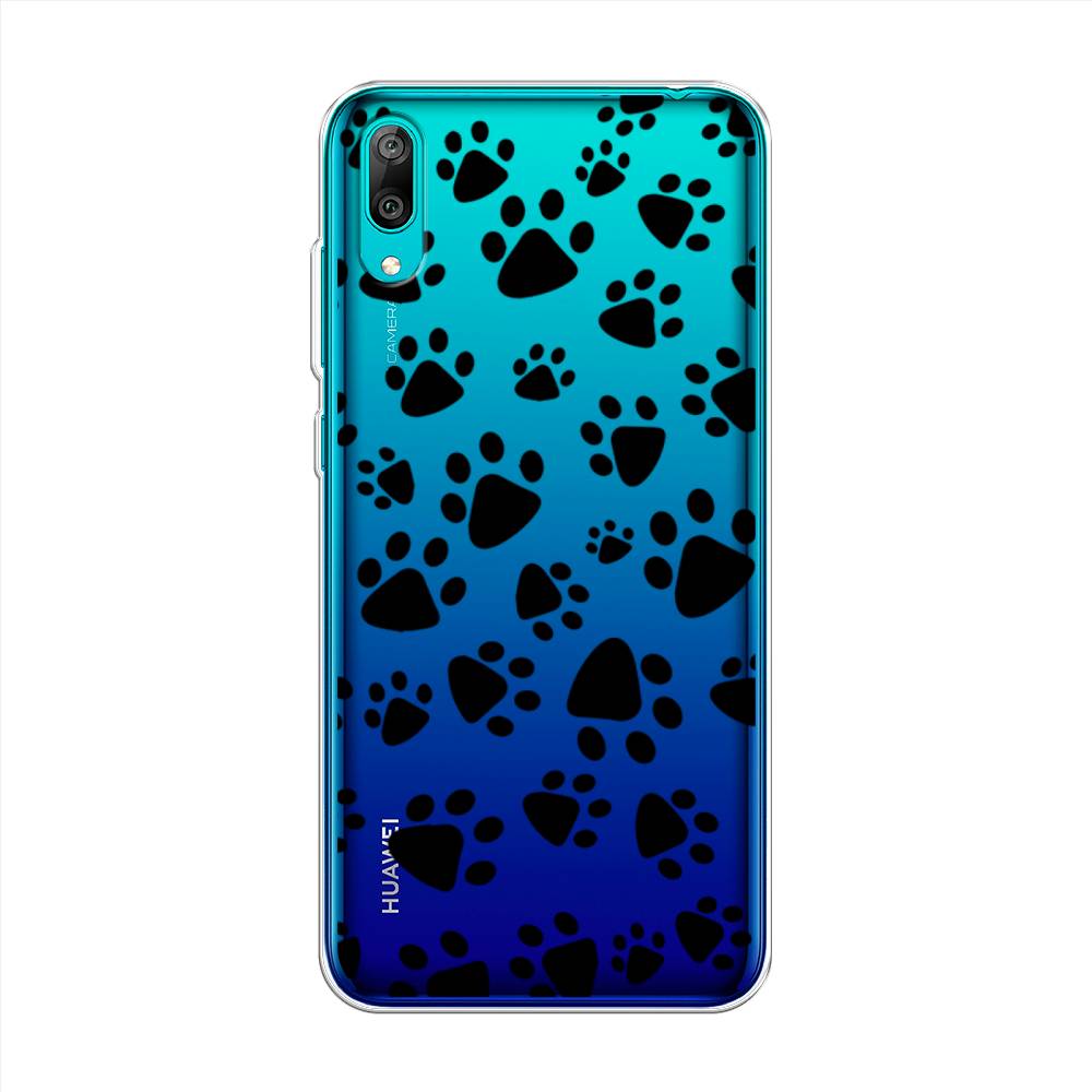 

Чехол Awog "Лапки черные" для Huawei Y7 Prime 2019