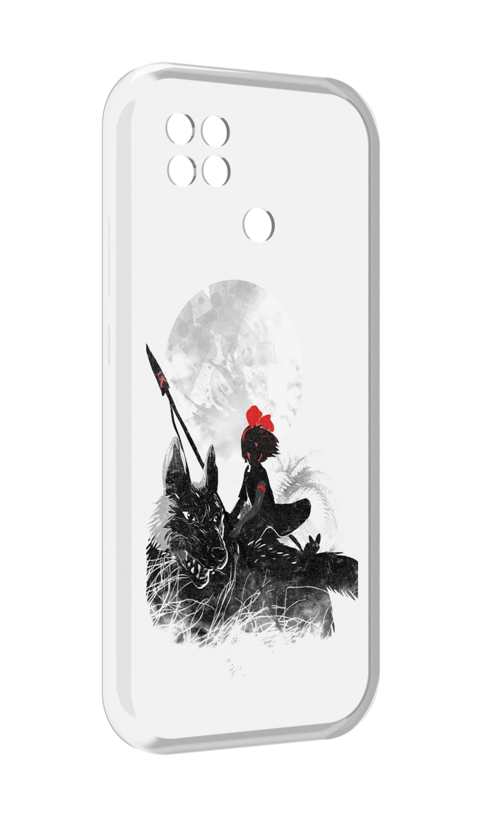 

Чехол MyPads мононоке для Xiaomi Poco C40, Прозрачный, Tocco