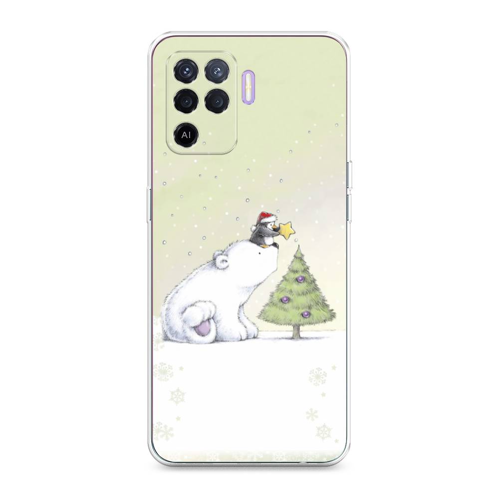 

Чехол для Oppo Reno 5 Lite "Украшение елки", Белый;бежевый, 255150-5
