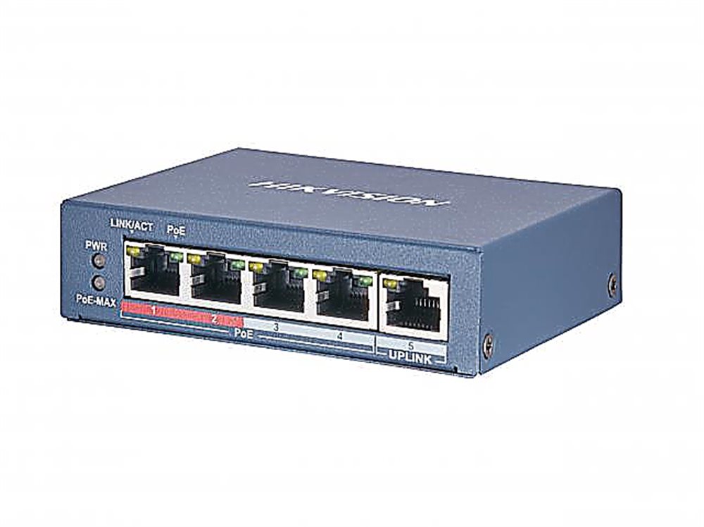 PoE-коммутатор Hikvision DS-3E0105P-E/M (B)