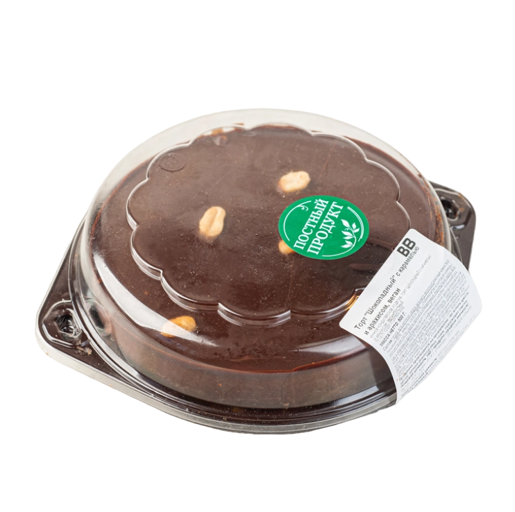 

Торт ВкусВилл Шоколадный с карамелью и арахисом 500 г