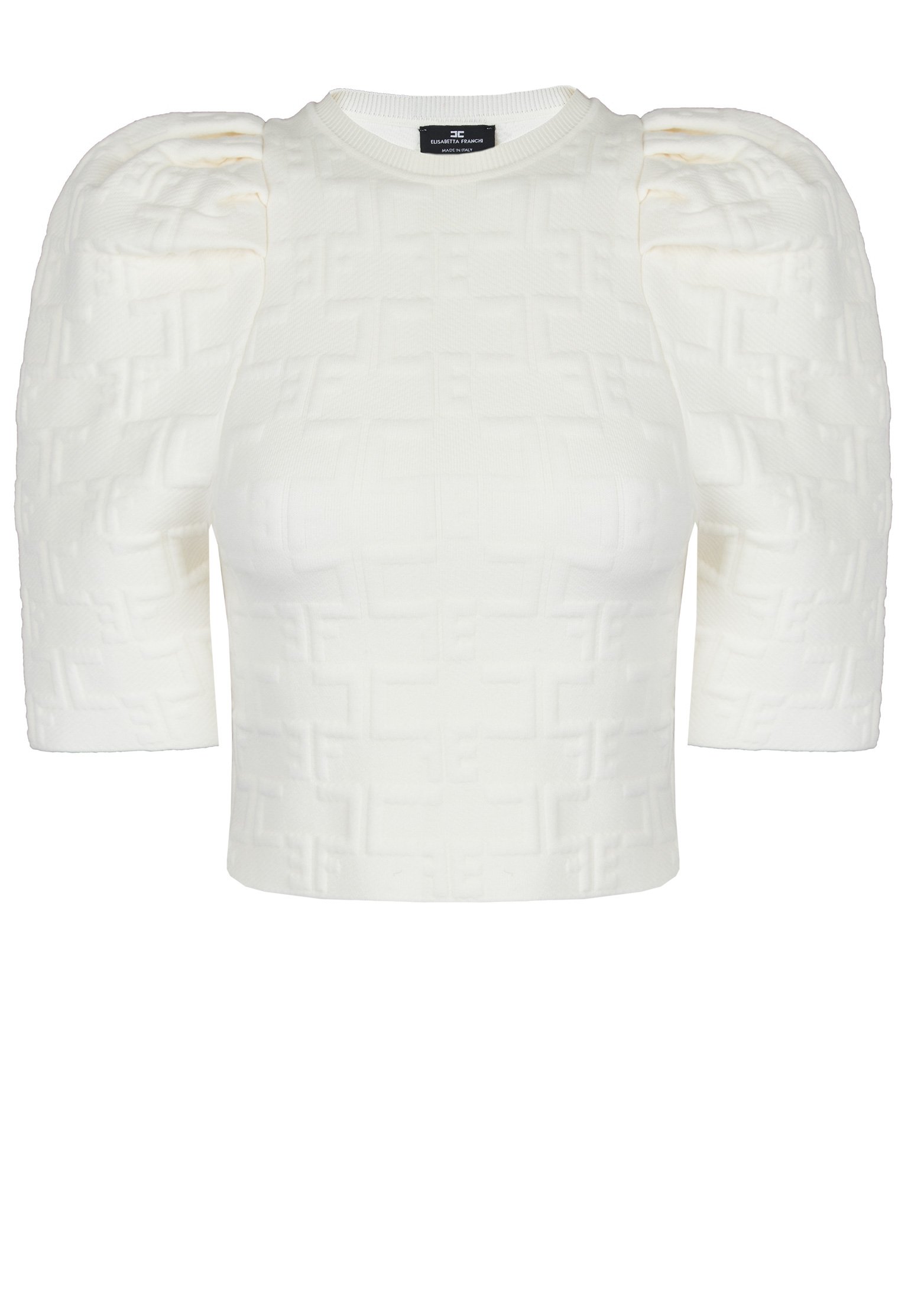 

Джемпер женский Elisabetta Franchi 121540 белый 42 IT, 121540
