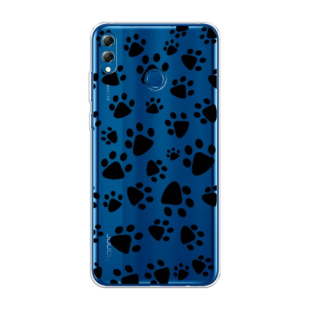 

Чехол Awog на Honor 8X Max "Лапки черные", Черный, 66550-2