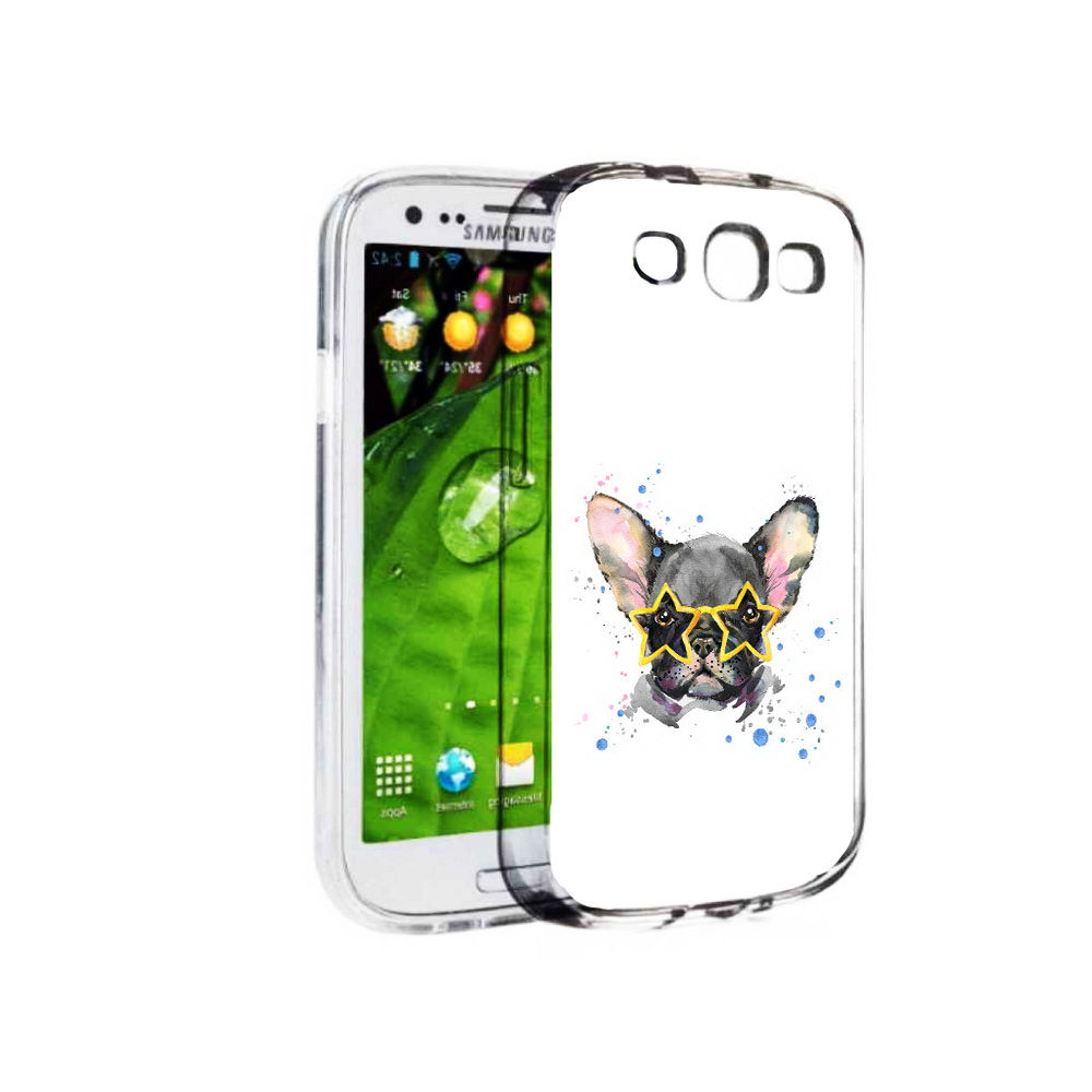 

Чехол MyPads Tocco для Samsung Galaxy S3 буля в очках (PT123108.507.252), Прозрачный, Tocco