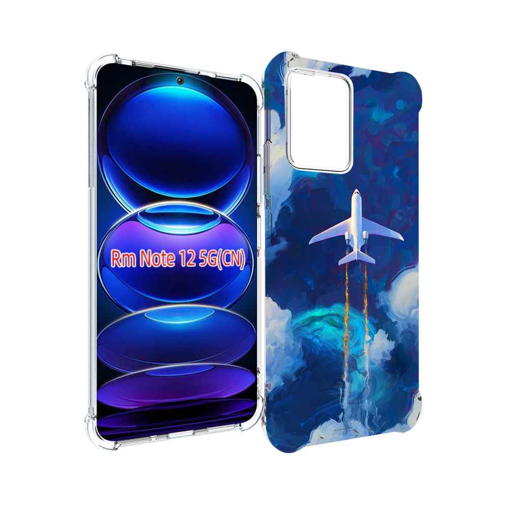 

Чехол MyPads самолет-в-небе-рисунок для Xiaomi Redmi Note 12, Прозрачный, Tocco