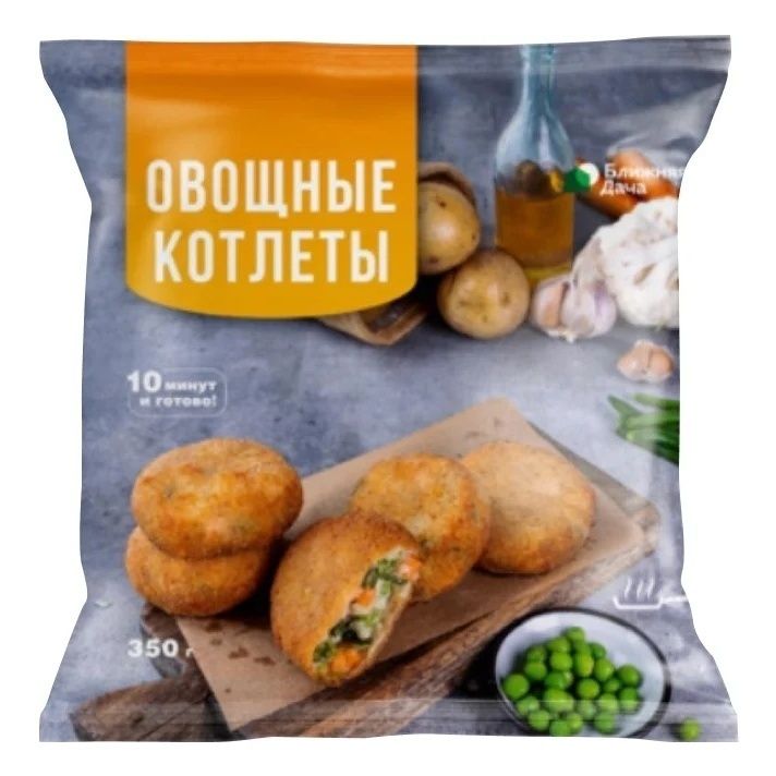 

Котлеты овощные Ближняя дача Фриттеры замороженные 350 г