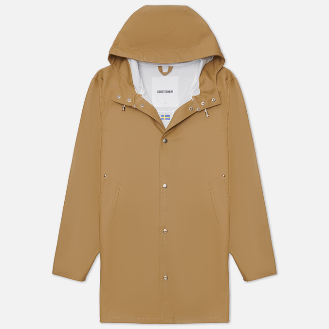 Мужская куртка дождевик Stutterheim Stockholm бежевый, Размер M