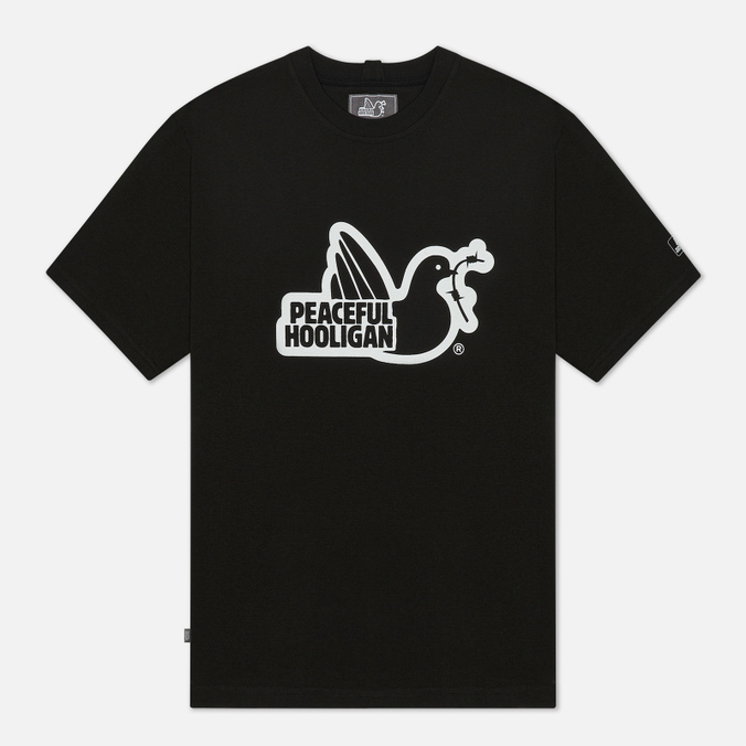 

Мужская футболка Peaceful Hooligan Outline Dove чёрный, Размер M, Черный, Outline Dove