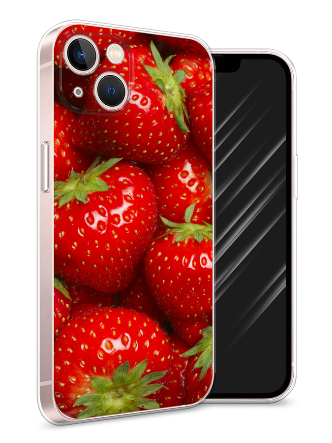 

Чехол Awog на Apple iPhone 13 / Айфон 13 "Клубника", Разноцветный, 14250-10