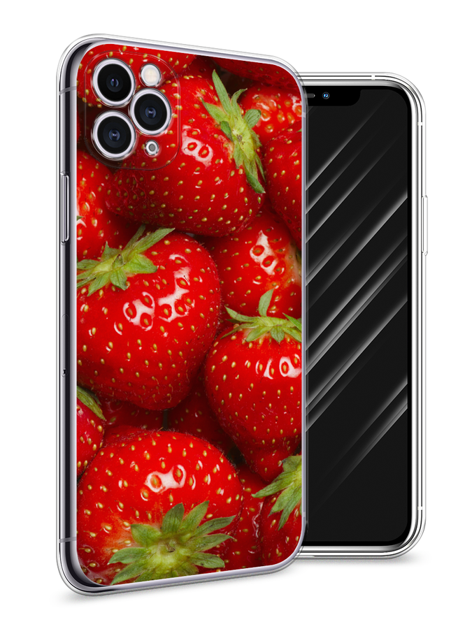 

Чехол Awog на Apple iPhone 11 Pro / Айфон 11 Pro "Клубника", Разноцветный, 12350-10